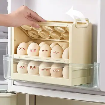 šaldytuvo kiaušinių dėžutės Grįžtamasis dėklas Kiaušinių konservavimas Buitinis šaldytuvas Šoninės durys Laikyti šviežią laikymo lentyną Virtuvės priedai