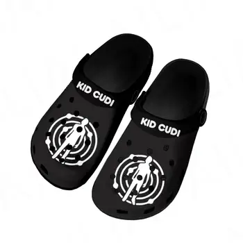 Kid Rapper Cudi Fashion Home Clogs Custom Water Shoes Mens Womens Teenager Shoes Garden Clog Breathable Beach Hole Slippers