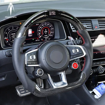 Tinka Volkswagen 2012-2019 Golf R-Line GTI GTS GLI Mk7 Mk6 vairas LED lenktynės Anglies pluoštas