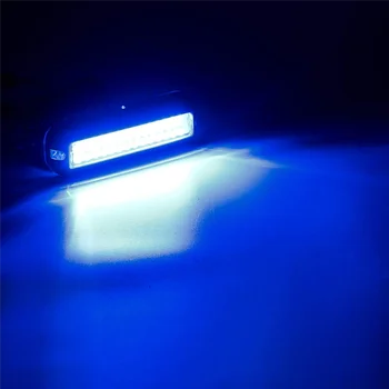 50W 42 LEDs Boat Transom Light Nerūdijančio plieno vandeniui atspari jūrinė valtis Povandeninė pontoninė transom lempa