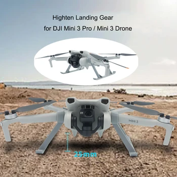 Fotoaparato dronų važiuoklė DJI Mini 3 / Mini 3 PRO orlaiviams Aukšta 26 mm koja UAV aerofotografavimas RC dronų priedai