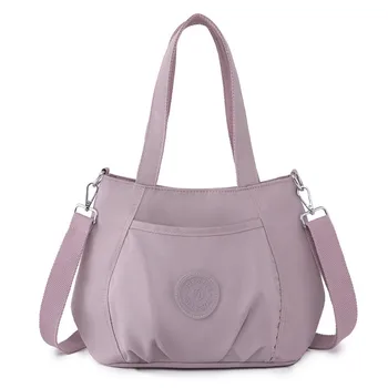 Casual Women Shoulder bag Nylon Top-handle Bag High Quality Female Zipper Handbag CrossBody Bag Ladies Tote Bag Purse