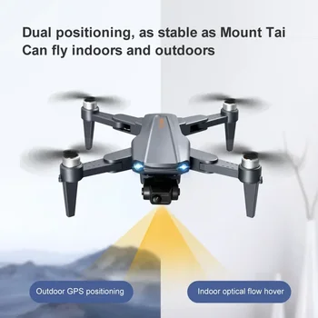 Profesionalūs 5G GPS WIFI HD Dviguba kamera Dron RG106 PRO 3 ašių gimnastikos variklis be šepetėlių Anti-Shake RC Quadcopter dronai