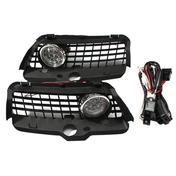 Automobilio buferis LED rūko žibinto žibinto grotelių dangtis apsaugo dalių komponentą arba VW MK3 Golf Jetta 1992 1993 1994 1995 1996 1997 1998