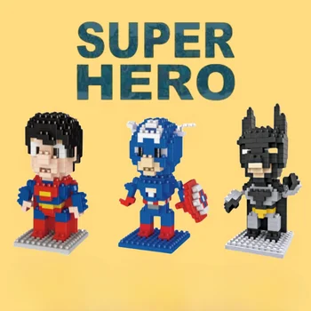 11 stiliai Superherojų statybiniai blokai LNO-016 LNO-021 anime figūrėlės Aukštos kokybės plyta Mažos dalelės Surinkta didmeninė prekyba