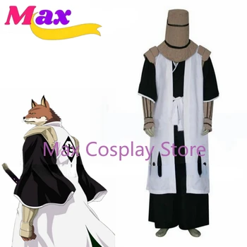 Max Anime Bleach Cosplay Bleach 7th Division kapitonas Komamura Sajin Cosplay Geriausias kostiumas Helovinui / Cosplay vakarėliui Pasirinktinis dydis