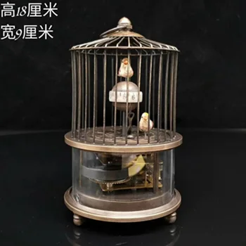 Antikvariniai įvairūs antikvariniai amatai dovanos paukščių laikrodis Namų dekoravimas