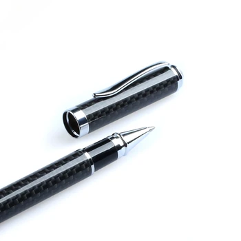 Dropshipping Real Aramid Fiber Carbon Fiber Ballpoint Pen, Fashion Metal Quality Writing Pen for Office Business CASE Cover