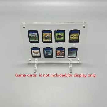 Aukštos kokybės skaidrus langelis PSV žaidimų kortelių dėžutei magnetinis dangtelis skaidrus akrilo žaidimų ekranas 8 lizdo kortelių laikiklis