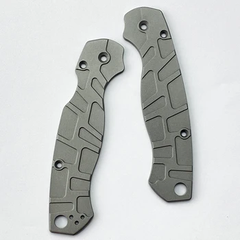 1 Pora aliuminio lydinio peilių rankenų svarstyklės Spyderco C81 Para 2 sulankstomi peiliai