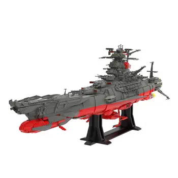 Kosminio karo laivo modelis su stovu 5325 dalys Konstravimo žaislai MOC konstrukcija