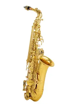 Jupiter JAS-700Q Alto Eb Tune saksofonas New Arrival Brass Gold Lacquer Muzikos instrumentas E-flat Sax su dėklo priedais