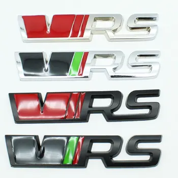 VRS raidės logotipas automobilio lipdukas Volkswagen Skoda RAPID FABIA modifikuoti priedai galinės uodegos logotipo apdaila universalus lipdukas