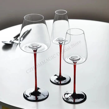 700/460/260ml Raudonojo vyno taurė Vandens grapas Krištolas Bešvinis stiklas Šampano taurė Bordo vestuvių baras Gimtadienio taurė Dovanos