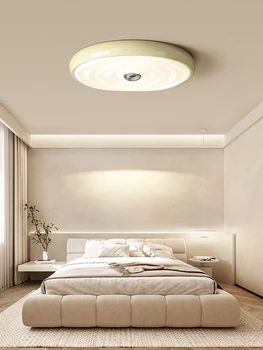 šiaurietiškas minimalistinis LED lubų šviestuvas naudojamas valgomojo miegamojo svetainei Virtuvė Baltas pritemdomas nuotolinio valdymo pultas Namų dekoravimas