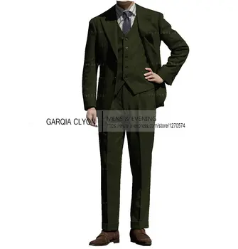 New Arrival Vyriškas kostiumas Slim Fit Solid Suit Striukė Liemenė Kelnės Vyriški kostiumai Ropa Para Hombres Casual Conjunto De Moletom Masculino