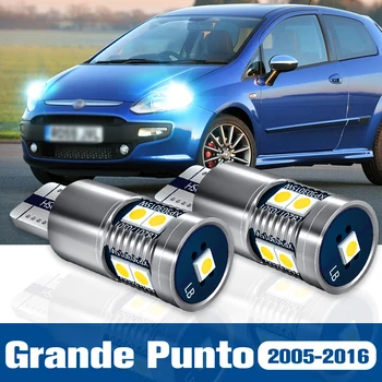 2vnt LED klirenso lemputė Parkavimo lempos priedai Canbus for Fiat Grande Punto 2005-2016 2009 2010 2011 2012 2013 2014 2015