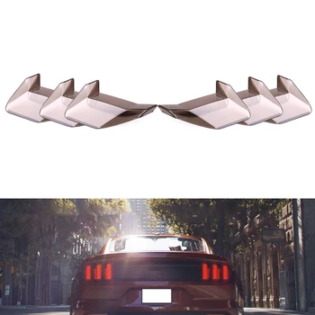 Ford Mustang 2018 - 2020 galinių žibintų dangtelio apsauga Galinių žibintų žibintų dekoravimo lipdukas apdaila ABS automobilio išorės aksesuarai