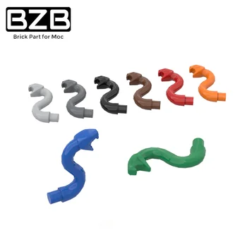 BZB MOC 28588 gyvatės formos dekoratyvinis statybinis blokas Techninės kaladėlių dalys Žaidimas vaikams Žaidimas 