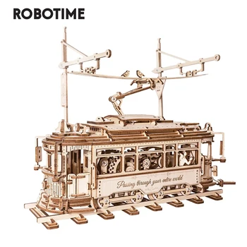 Robotime ROKR Klasikinis miesto tramvajus 