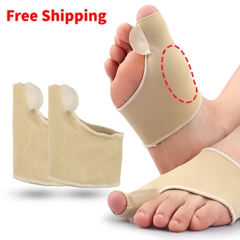 1Pair Big Foot Toe Corrector Orthotics Foot Care Tools Bone Thumb Adjuster Hammer Protector Pedikiūro kojinės Bunion tiesintuvas