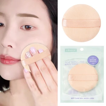1PC Mini apvalus makiažas Puff for Foundation Powder Blush Makeup Sponges Brush Facial Concealer Cream Cosmetics Tools for Women