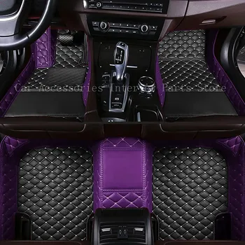 Automobilių grindų kilimėliai Land Rover Range Rover Evoque 2015 2014 2013 2012 Visureigis 4 durys Automobilių aksesuarai Kilimai Odos stilius